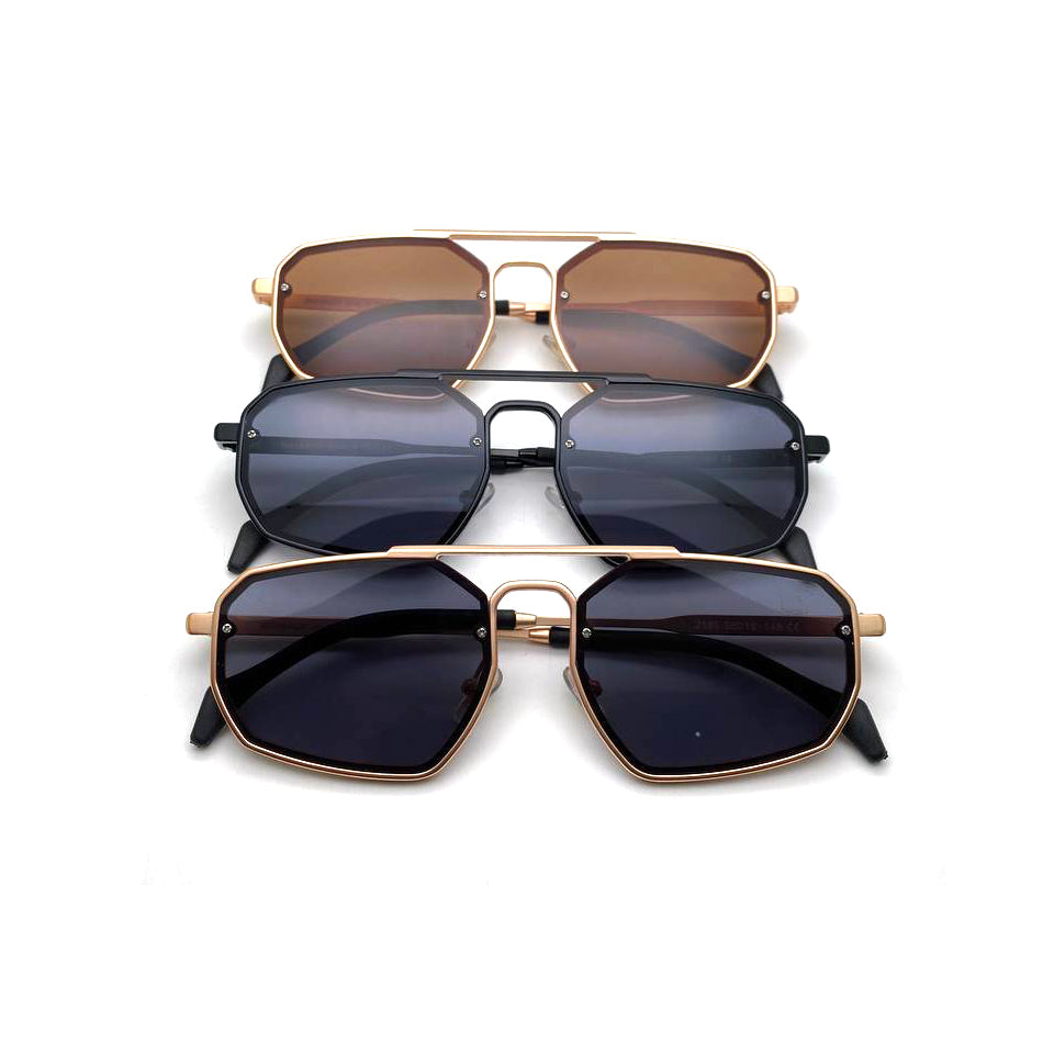 Trendy Metal Retro Sunglasses