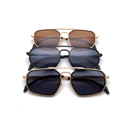 Trendy Metal Retro Sunglasses